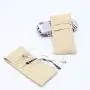 Customized Microfiber Envelope Jewelry Necklace Pouch Luxury Suede Microfiber Glasses Packaging Envelope Jewelry Bag