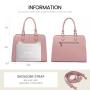 LOVEVOOK 2024 New Design Fashion Tote Shoulder Bag PU Leather Satchel Top Handle for Ladies Luxury Purses and Handbags for