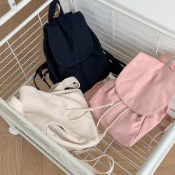 Wholesale Japanese art lovely leisure simple bag female spring and summer new niche joker canvas backpack backpack