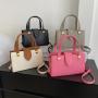 Korean style fashion shoulder bag simple large capacity tote bag crossbody ladies bag handbags