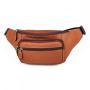 Fashion Man Bumbag In Stock Custom Logo Wholesale Leather Waist Belt Bag For Men