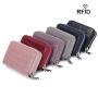 Real Leather Cool Rfid Blocking Protection Block Name Card Credit Card Case Holder Wallet Women Men
