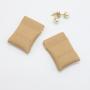 Custom Emboss Logo Closing Magnet Leather Flap Jewelry Ring Earring Storage Packaging Bag Luxury Leather Jewelry Pouch