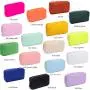 Keymay Wholesale Waterproof Nylon Zipper Pouch Custom  Embroidery Cosmetic Bag For Women Make-up Bag