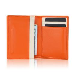 Personalized Pocket Bifold Wallets with Magnetic Closure Sublimation Premium Split Real Reql Leather Mini Business Card Holder