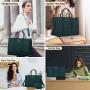 LOVEVOOK quilted luxury ladies large capacity women's handbags newest hand bags 2024 for woman school 15.6 17in laptop tote bag