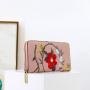 retro clutch bags long zipper cell phone clutch purse embroidery Sequined card wallet women designer long zipper wallet  20 cm
