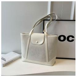 Wholesale  Fashion Commuting Bag Office Black Ladies Shoulder Bag Leather Tote Bag For Women