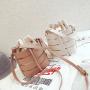 2023 new trendy hollow-out portable chic bucket bag Korean style all-match shoulder crossbody women's bag