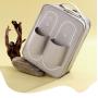 SN055 Transparent Shoe Box Polyester Waterproof Household Portable Storage Shoe Bag for Travel Multifunctional Travel Shoe Bag