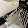 Crossbody Bags for Women  luxury Bling Diamond purse Mini Top Handle Handbag Chain Clutch for Party
