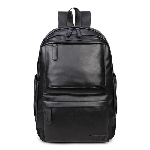 ZF011 Customized Casual Sports Travel Waterproof Bag New Polyester Outdoor Backpack PU Leather Fashion Shoulders School Bag