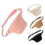 Wholesale Men Sport Running Small Sherpa Fleece Shoulder Crossbody Fanny Pack Custom TeddyBelt Bum Bag With Adjust Strap