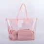 Fashion Transparent Handbags Shopping Dating Concert Chic Tote 10 Colors Clear Bag Women's Tote Bags Large PVC Clear Tote Bag