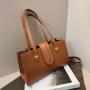 Pure Color Ladies Handbags Women Bag Pu Leather Custom Designer Handbag Cross Section Square Fashion Lady Bag JY1007