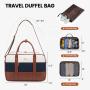LOVEVOOK 2024 quilted carry on Overnight with Toiletry Laptop Compartment Bag large Weekender travel luggage duffel gym bags
