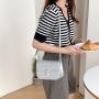 Wholesale new classic mini small square bag female selling tie-body bag lock flip bag