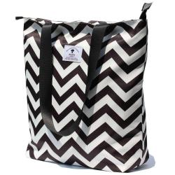 Fashion Stripe/Water Ripple  Gym Hiking Picnic Travel Beach Tote Bag Shoulder Bag