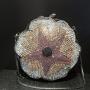 Hot sales Starfish Flower luxury evening bag clutch gown purse women bags rhinestone dress metal purse frame crystal clutch bags