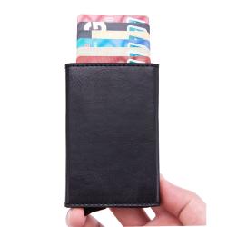 Rfid Aluminum Card Holder Case Automatic Metal Magic Pop Up Business ID Holder Unisex Bank Card Case Men