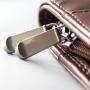 OEM Custom Calculator Business Portfolio Simple Style Handmade PU Leather Zipper A4