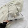 2024 spring and summer new fashion hand bill of lading shoulder crossbody armpit small square female bag to support a large