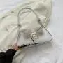 2024 spring and summer new fashion hand bill of lading shoulder crossbody armpit small square female bag to support a large