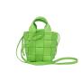 2024 Woven Leather Ladies Bucket Bags Handbags For Women Luxury With Drawstring Purse