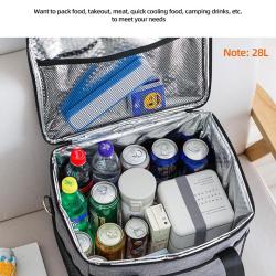 Portable Carry Insulated Lunch Bag Box for Women Men Leakproof Storage Picnic Thermos Cooler Bag