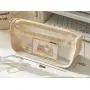 Gelory Custom School Student Simple Mesh Exam Stationery Bag Double Sided Transparent Pencil Bag