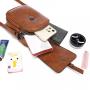 LOVEVOOK 2022 PU leather Small Retro Shoulder Phone Holder Bag with Credit Card Slots for Women Crossbody Bag Cell Phone Purse