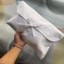 Custom Logo Printed Cotton Envelope Pouch  Clothing Packaging Super Soft Brushed Cotton Twill Envelop Dust Bag