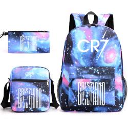 Designer Shoulder Bags Teenage Fashion Children's School Bag 3-piece Set