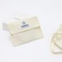 Wholesale Envelope Canvas Comb Mirror Packaging Pouch Beige Brown Cotton Makeup Cosmetic Envelope Bag