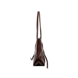 2024 Custom Foldable Triangle Tote Bag Simple Design Vegan Leather Shoulder Bags For Women