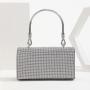 Luxury Women Purse Metal Handle Crystal Rhinestones Hand Shoulder Bag Clutch Evening Bags Diamonds Handbags For Ladies