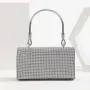 Luxury Women Purse Metal Handle Crystal Rhinestones Hand Shoulder Bag Clutch Evening Bags Diamonds Handbags For Ladies