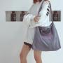 Factory wholesale Ladies Embroidered Letter Handbag Corduroy One Shoulder Diagonal Tote Bag