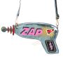 Fashion creative spoof fun Lightning letter reflective bright face pistol women's PU crossbody bag