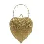 New Bridal Wedding Elegant Rhinestone Clutch Bag Handbag Banquet Tassel Heart Evening Bags For Woman