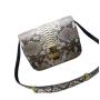 OEM ODM Customized Famous Designer Luxury Fashion Genuine Exotic Snake Skin Leather Crossbody Square Bags Handbags