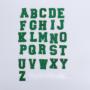 Fast Delivery Low MOQ Custom Wholesale DIY Sticker Iron On Embroidery sequins Christmas Letter Glitter Chenille Patches