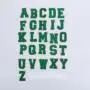 Fast Delivery Low MOQ Custom Wholesale DIY Sticker Iron On Embroidery sequins Christmas Letter Glitter Chenille Patches
