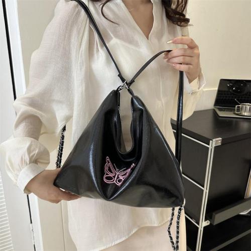 2023 Hot pu leather shoulder fur tote ladies purses and handbags bags Fashion Trends Ladies women's handbags