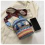 KBW613 Hot New Women Bag Fashion Chain Woven Bucket Bag High Quality Single Shoulder Crossbody Tassel Bag