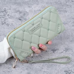 Fashion Design women's long wallet Pu Leather Women's Purse Korean style simple zipper coin purse card bag clutch wallets