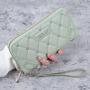 Fashion Design women's long wallet Pu Leather Women's Purse Korean style simple zipper coin purse card bag clutch wallets
