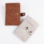 KBW361 Wholesale New PU Leather Vaccination Book Protector Passport Holder Bank Card Holder ID Organizer