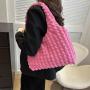 Sex Fold Bubble Bag 2024 Spring Summer New Leisure Fashion Large Capacity One Shoulder Underarm Handbag Tote Bag