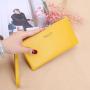 2024 Korean style zipper clutch bag coin purse money clip new women's long wallet large capacity ladies wallet